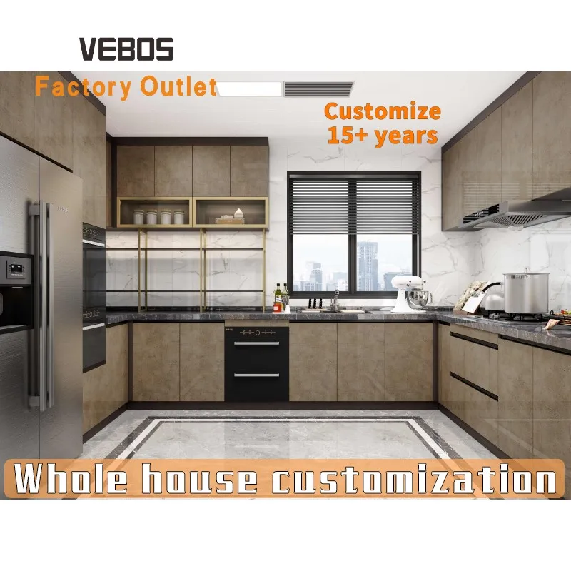 Factory customized design modern kitchen cabinets cuisine and kitchen cabinets complete sets