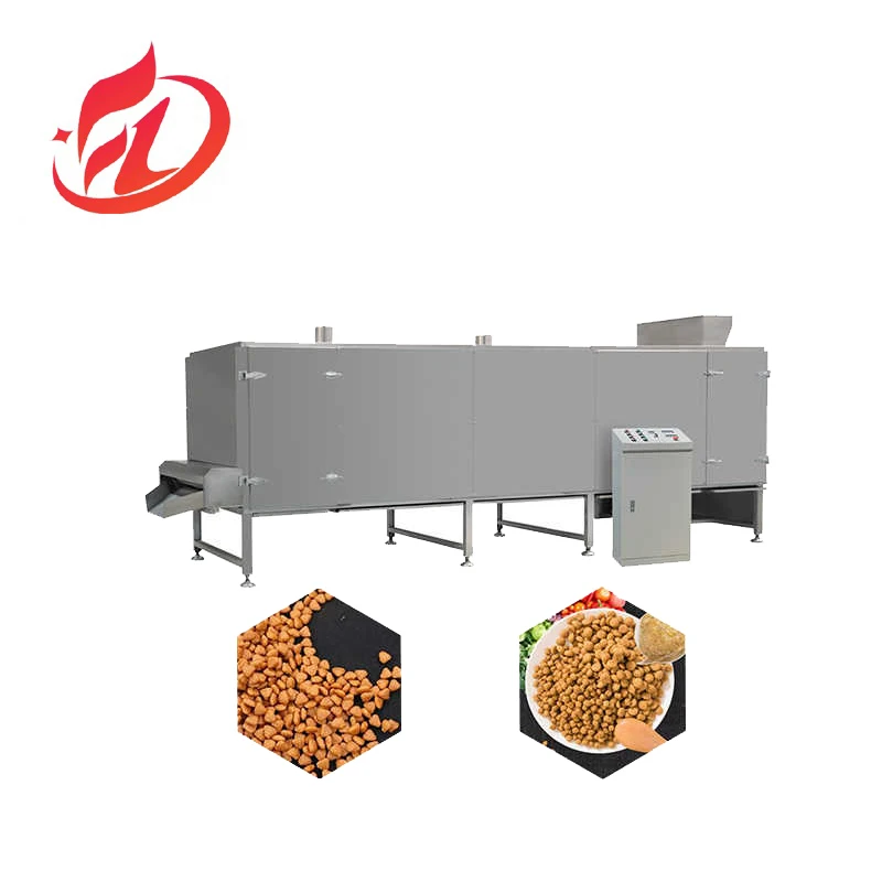 High Productivity Full Dry Pet Dog Cat Kibble Food Making Machine 55KW Processing Line Feed Equipment Gearbox Retail Industries