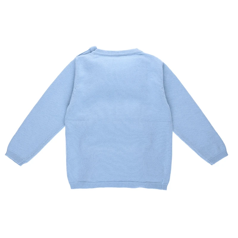 
Stock Clearance Wholesale Solid Knit Unisex Knitwear Baby Pullover Sweater 