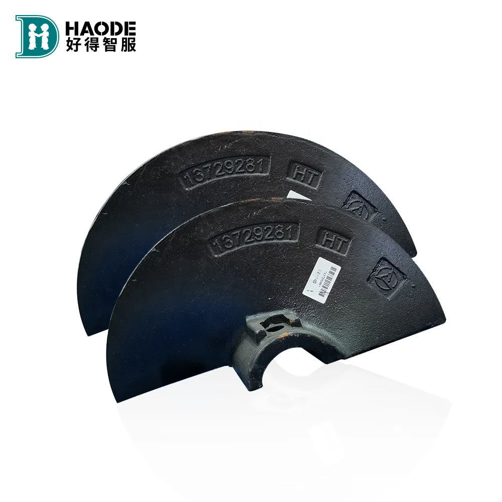 Road Construction Asphalt Paver Auger Blade Impeller Parts Distribution Screw Series Blade For Asphalt Paver Parts