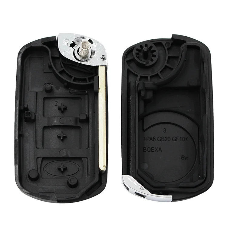 Car Key Blank For LAND ROVER Freelander 2 Range Rover Sport LR3 Discovery Case Folding Flip Remote Key Shell
