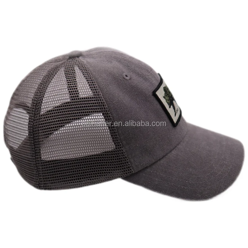 Высококачественная мягкая парусиновая хлопковая 6-панельная Кепка для дальнобойщика с вышивкой патч для папы дальнобойщика на заказ