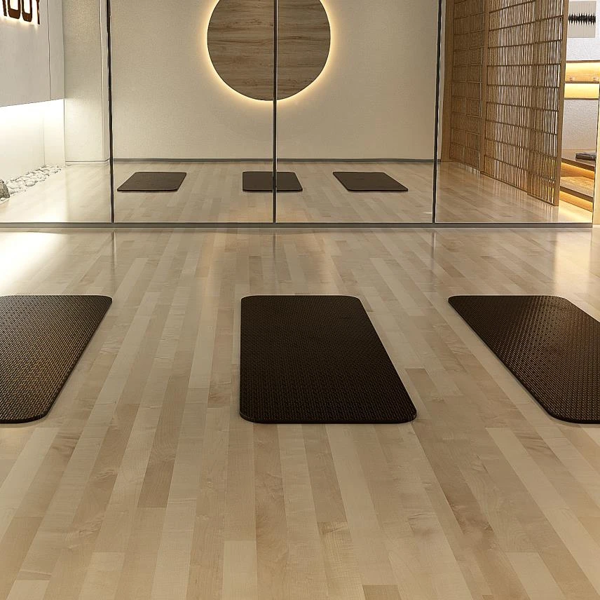 New design Wood grain color sports flooring tiles basketball flooring sport court 5-9mm vinyl sport flooring