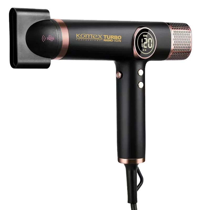Komex  hair dryer 1800W Professional Electric High Speed Hair Dryer Salon Negative Ion brushless motor Smart Blow Dryer