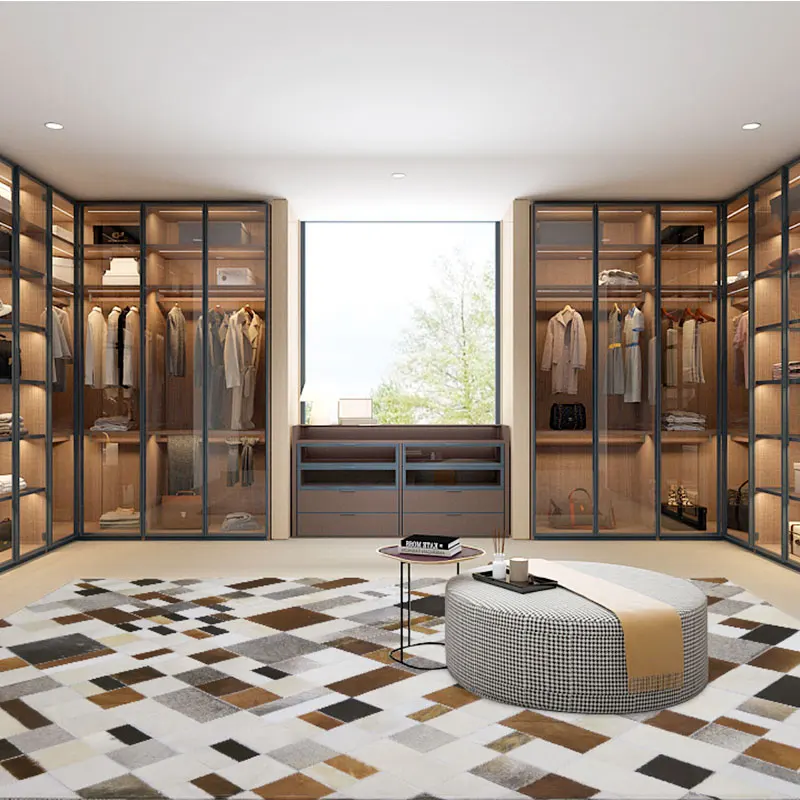 European Square Lattice Luxurious Stitching Rooms Bedroom Study Carpet