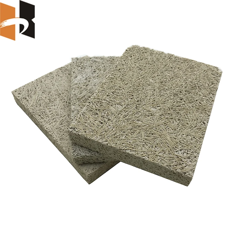 Soundproof Acoustic Wood Wool Panels For Wall Ceiling