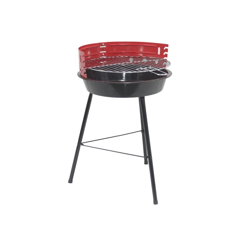 14 Inch Charcoal Barbeque Tripod Simple Round Barbecue Grill Bbq Grill With Adjustable Cooking Height