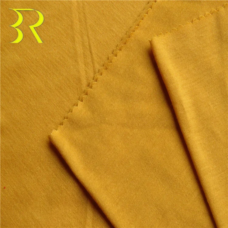 
Oekotex-100 Combed Knitting Plain Dyed Single Jersey Supima Cotton Fabric for T-shirt 