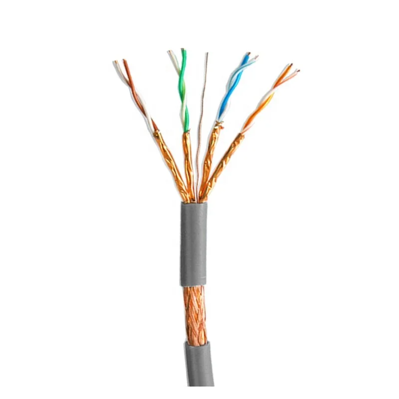 1000ft/roll pull out box 23awg неизолированный медный кабель cat7, цена за метр