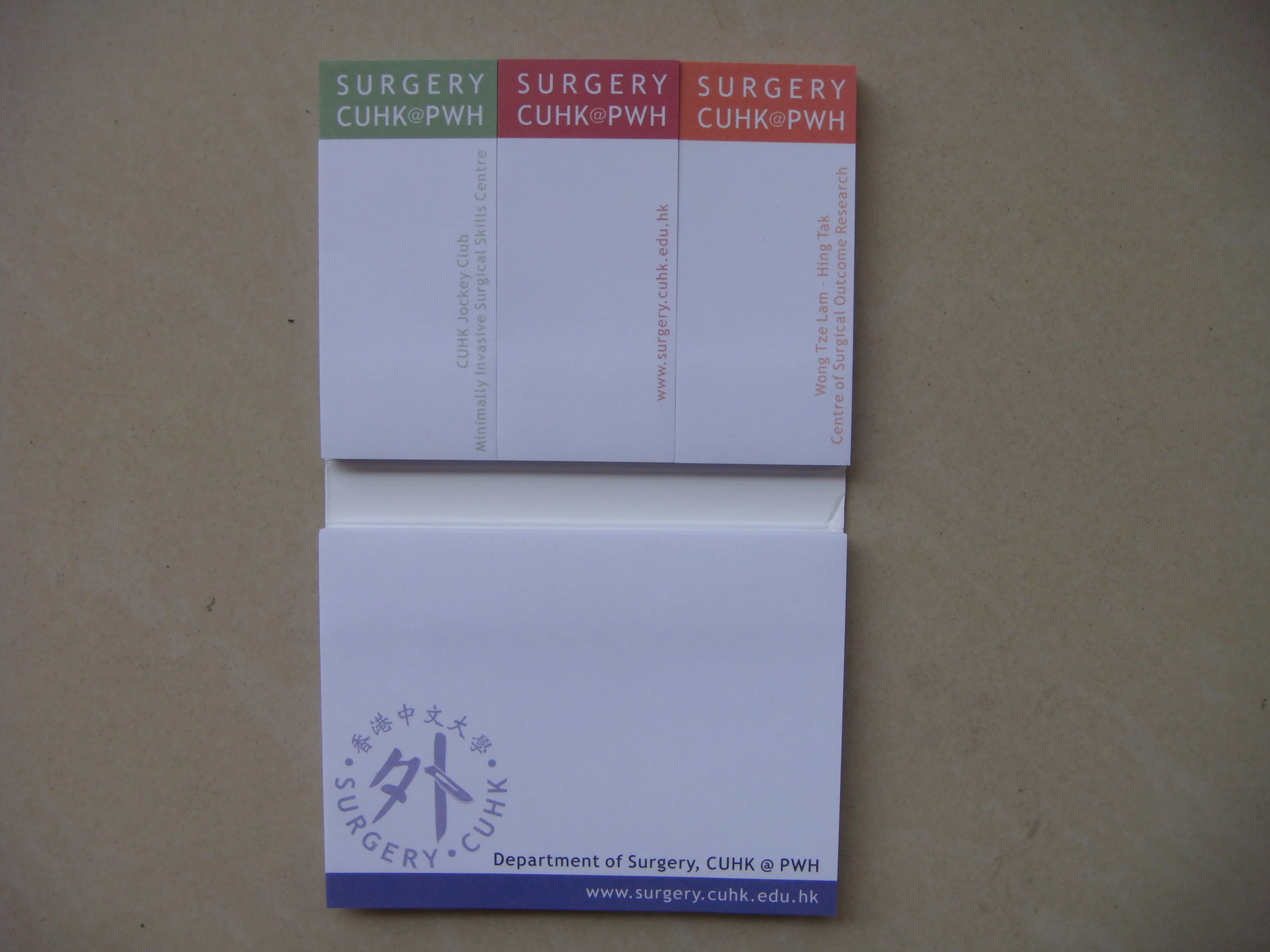 custom logo note pad memo book