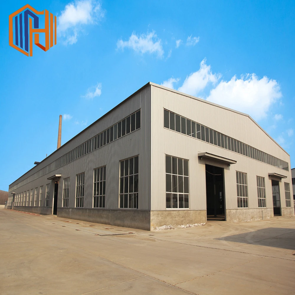 
China industrial metal storage shed large-span steel structural warehouse building for sale 