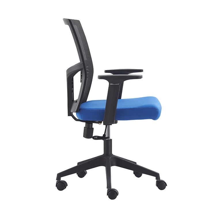 Регулируемое вращающееся Сетчатое кресло со средней спинкой