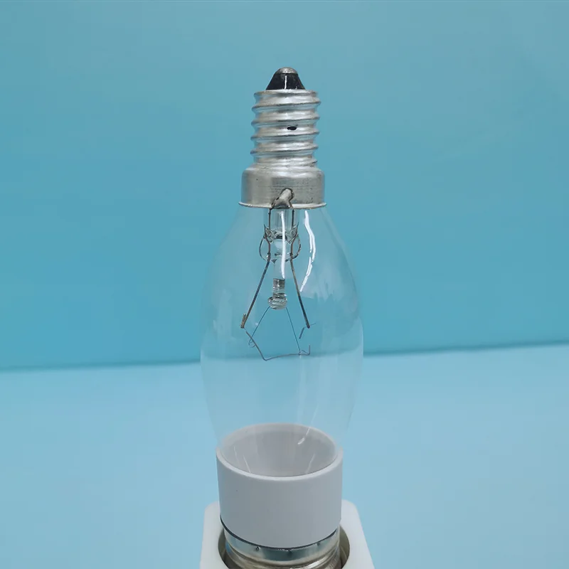glass incandescent bulb clear bulb color bulb C7 25w 40w 60w 75w 100W E12 E14 E27