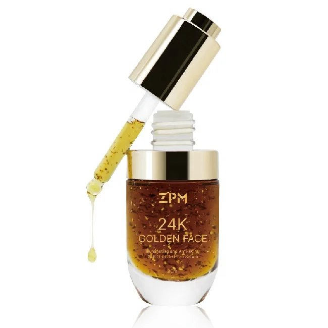 ZPM OEM/ODM Private Label Organic Sunless Tan Anti-Aging Face Fake Tan Self Tanning Serum