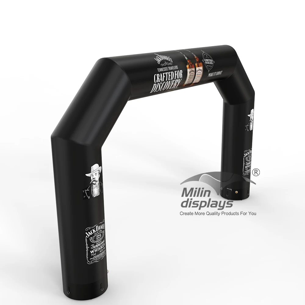 Giant Inflatable Start Finish Line Arch For Advertising Equipment Inflatable Race Arch