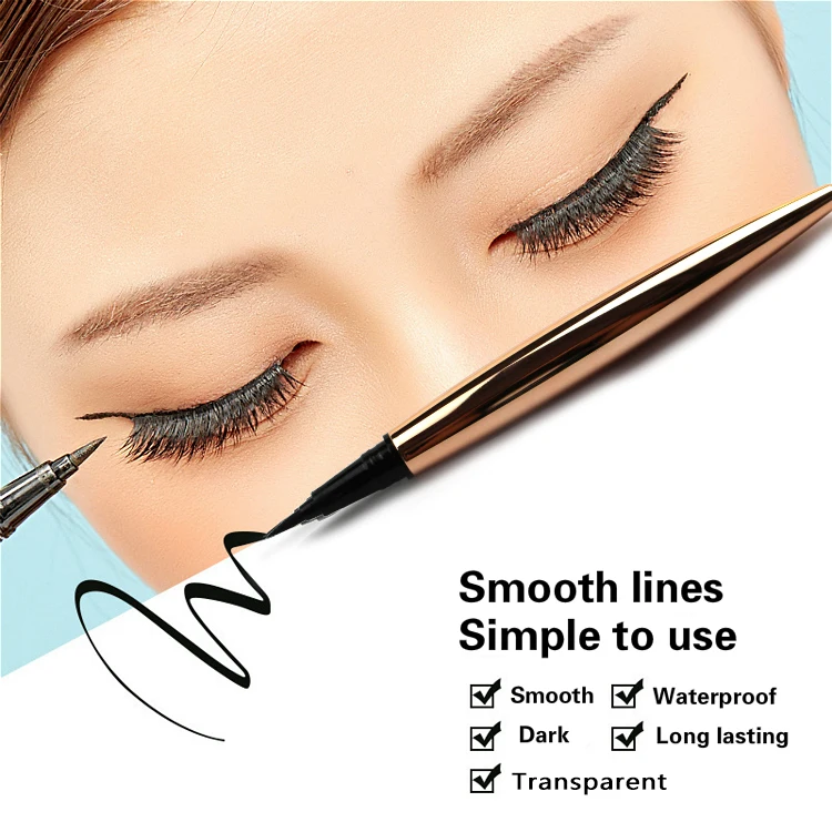 
Free Sample 3d real mink eyelash magic eyeliner custom design box 