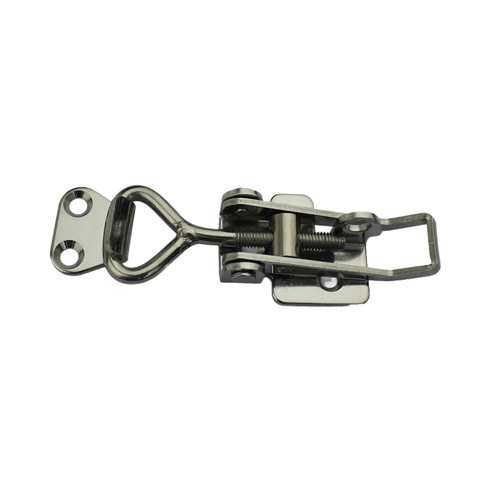 Threaded Adjustable-Grip Draw Latch Stainless Steel Adjustable Force-Tight latch for Special vehicle