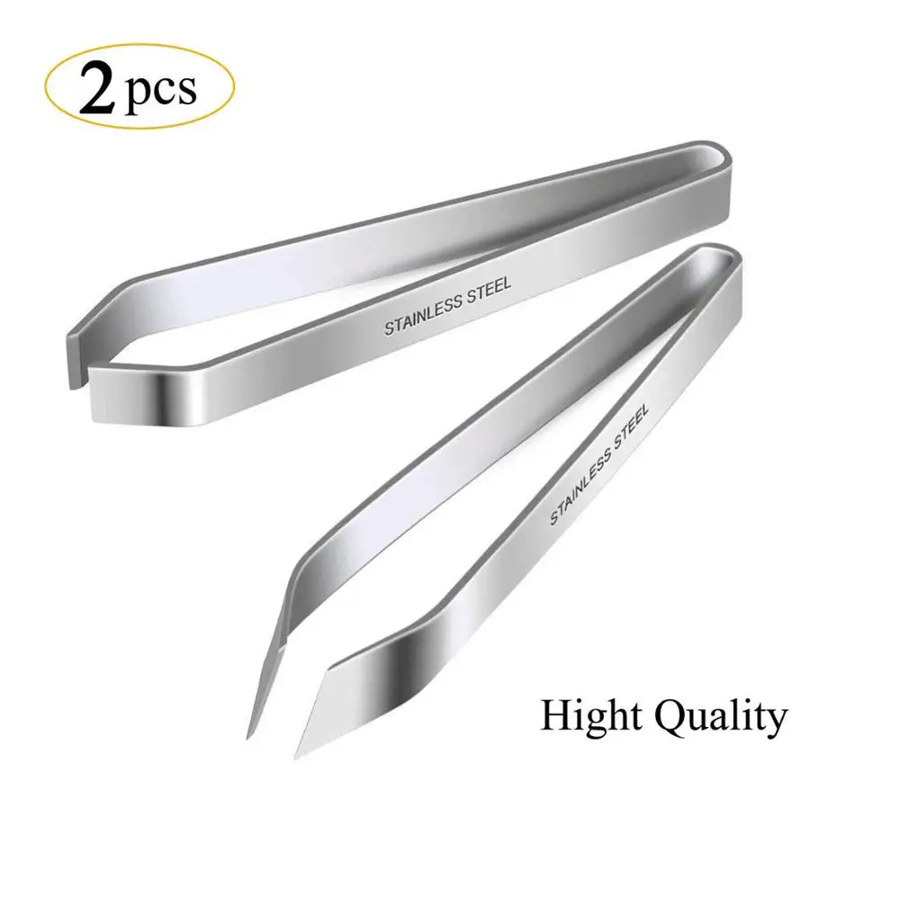 
2019 food grade stainless steel fish bone tweezers for for pig hair and bone 