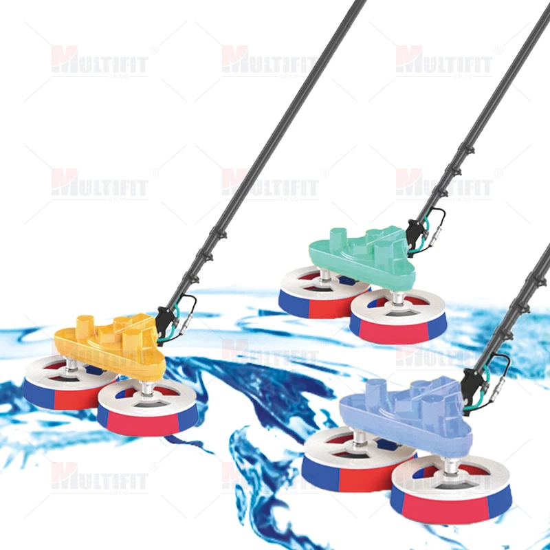 Solar panel cleaning kit with automatical rotating dry/water solar panel cleaning brush machine for Solar panel cleaning