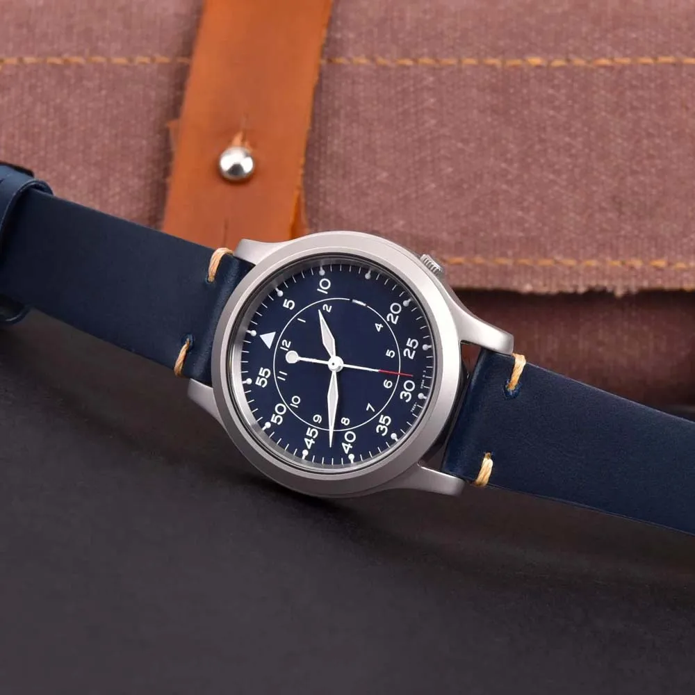 Customize  22mm 24mm Quick Release Watch Straps Genuine Calf Leather Watch Bands for men and women