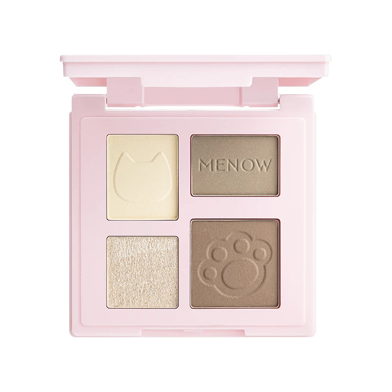 Menow L2414 brand makeup portable matte Highlight Contouring foundation palette silky Pressed powder cosmetics factory wholesale