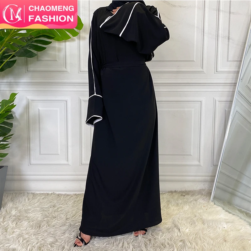 6472#2021 EID collection wholesale simple closed long islamic clothing long muslim women maxi dresses closed dubai abaya