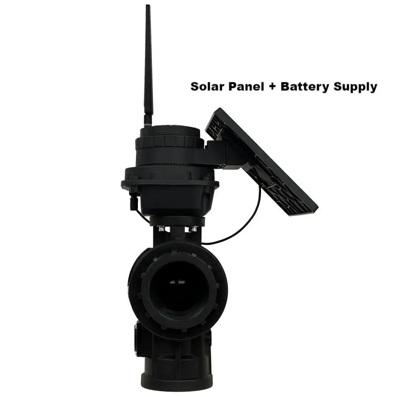 Solar Power LoRa remote control 3 way 2way electric actuator drive control valve 3 way ball valve electric actuator