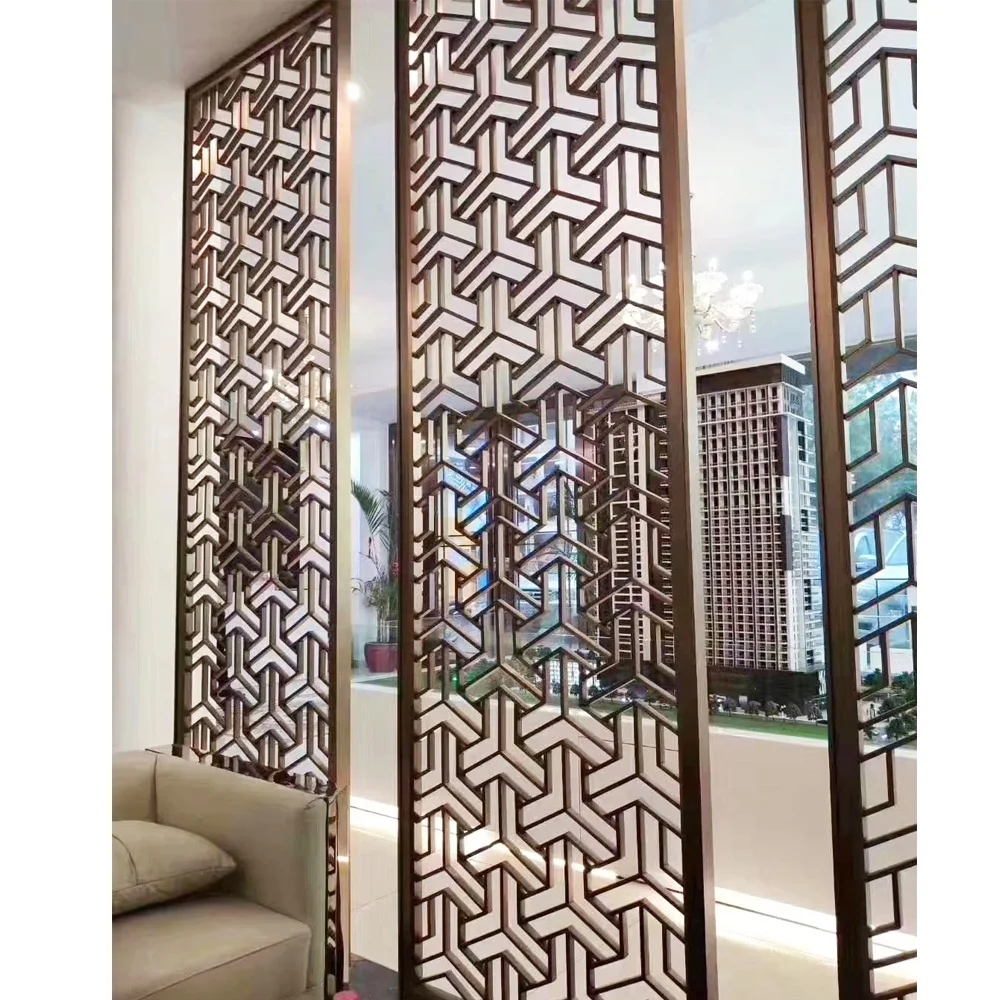 Screen led water bubble wall room divider panel rustic fish interior outdoor balcony metal divider screen