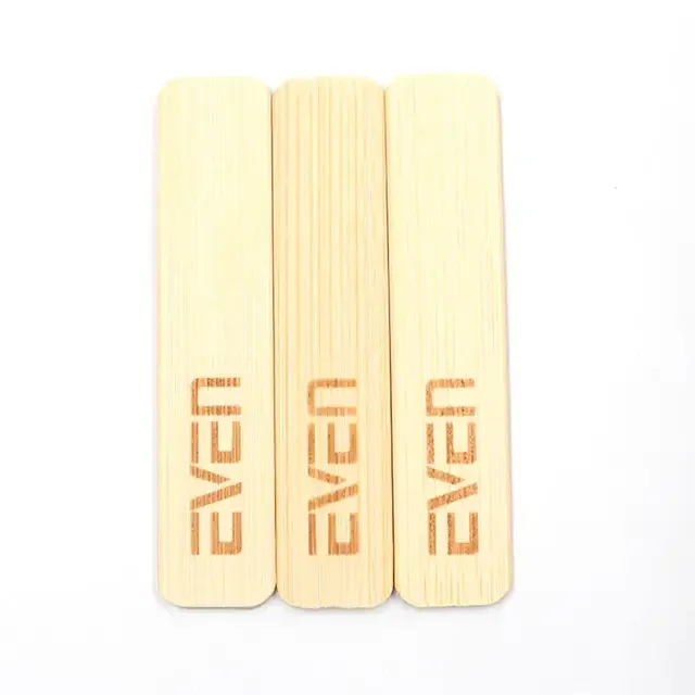High Quality Bamboo ice-cream sticks 93&114 mm round&square edges in bulk Customized logo ice -cream stick