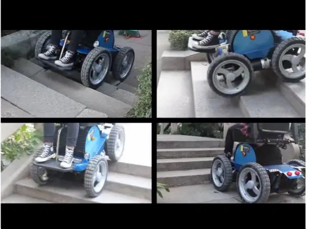 Strong capacity with electromagnetic brake seat size optional electric wheelchair conquer a variety of terrain 1350W*2  -BZ-O01