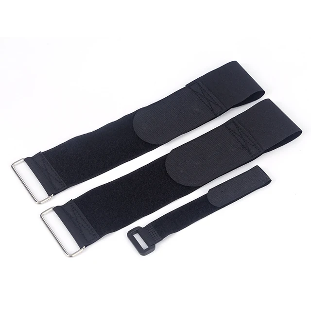 Heavy Duty Self Locking Flexible Fabric Wire Management Luggage Hook And Loop Buckle Cable Tie Cinch Strap