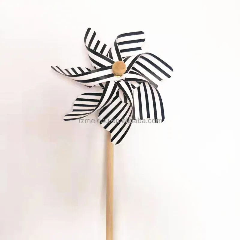 Supplier quality wind  model gifts purple pinwheel wooden windmill for kids toy