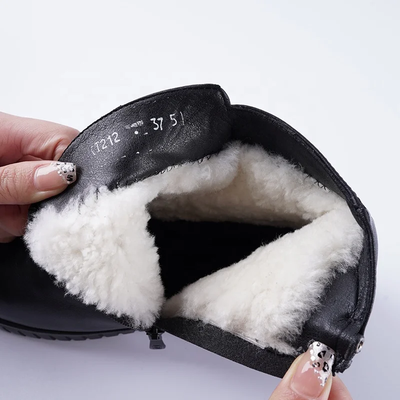 Новое поступление, женская обувь из натуральной кожи, перезаряжаемая обувь с электроподогревом