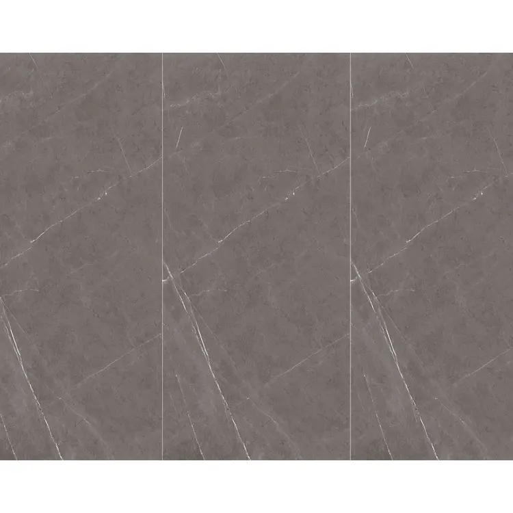 Professional Manufacturer 3mm Ultra-thin Sintered Stone Slab Natrual Stone Look Dark Body Porcelain Floor Tiles