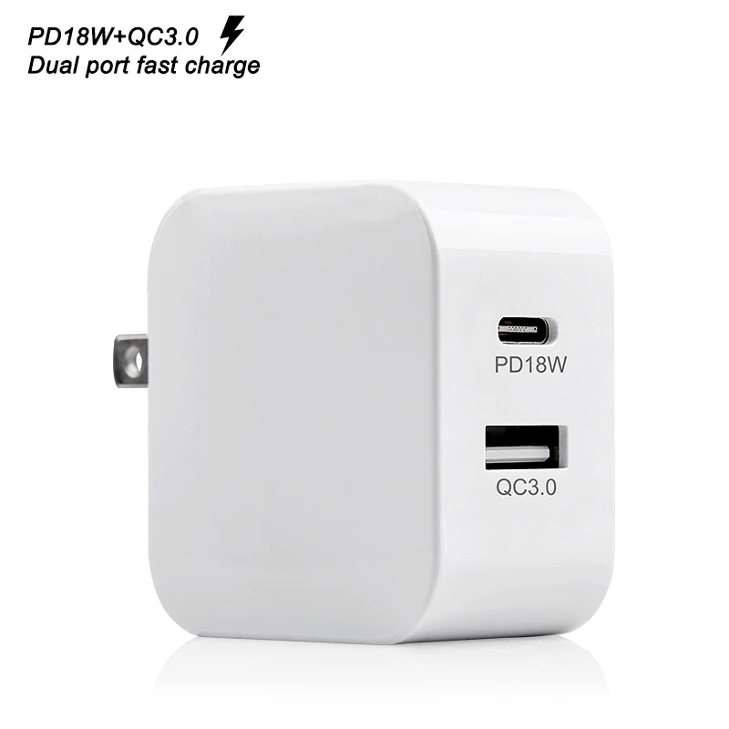Сетевое зарядное устройство USB pd 18 Вт с сертификатом FCC Австралия для i