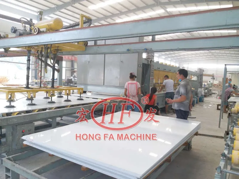 Hongfa Artificial quartz stone making machine in factory  (1)