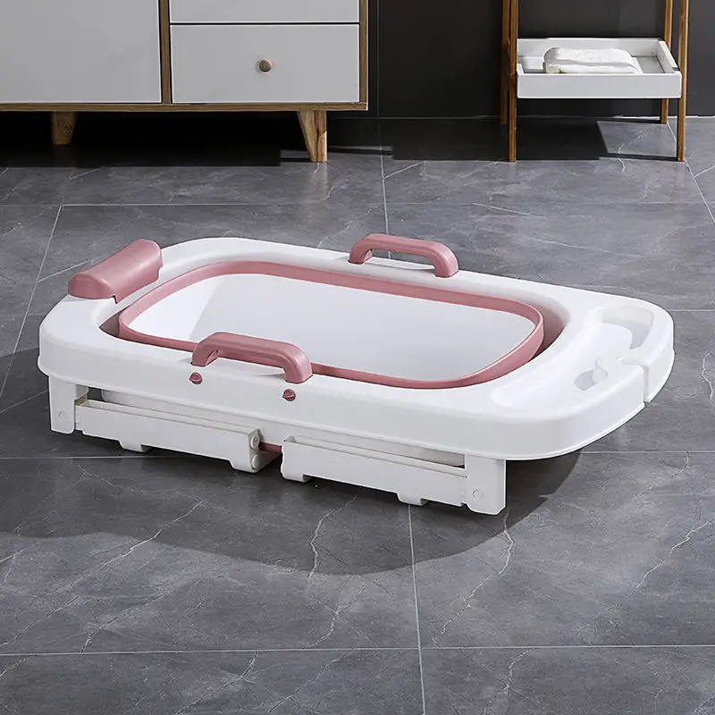 Indoor Cheap Plastic Portable Baby Bath Tub Foldable Kids Bathtub For Baby