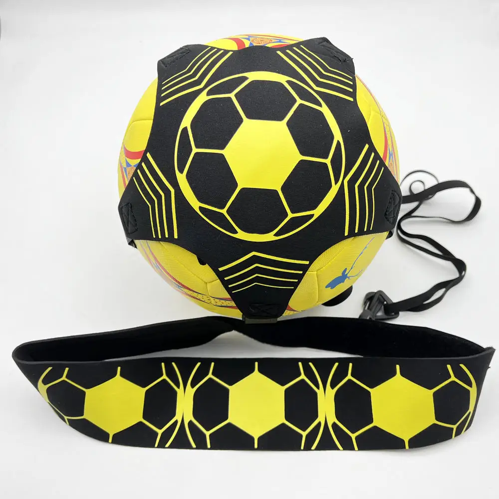 Adjustable Sport Equipment Training Soccer Practice Kick Trainer Football Control Skills Solo Training Belt for Kid