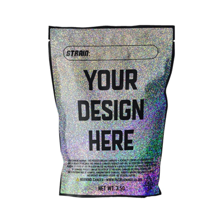 Custom Printed Logo Zipper Lock Bag Frosted Jewelry Pouch Bags