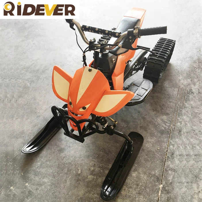 Миниатюрный газовый снегоход Ridever 49 куб. См максимальная нагрузка 80 кг дешевый китайский для