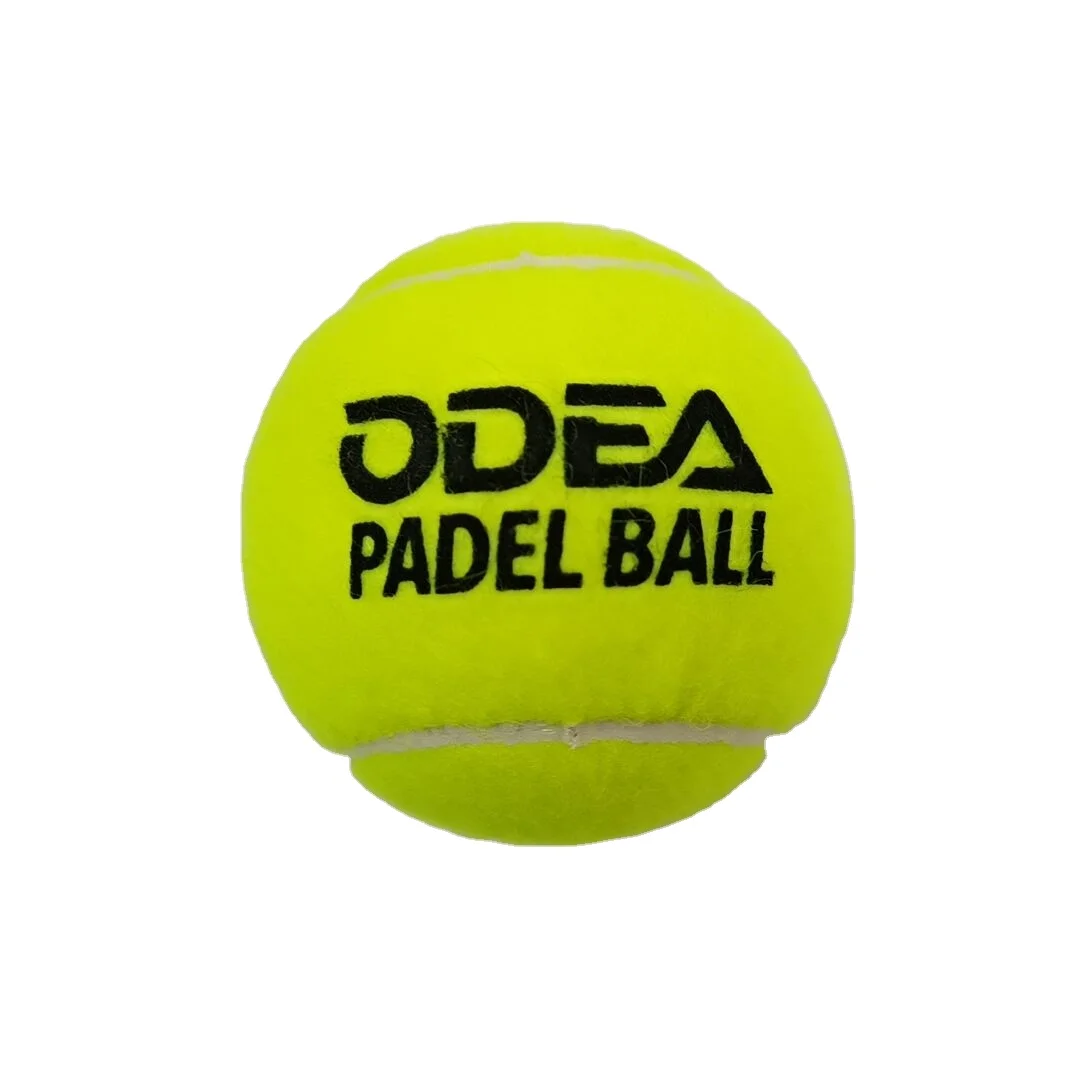  Yiwu huidong спортивные оптовая продажа Пелотас de padel новый высокий отскок желтый падел мяч с напечатанным логотипом 45% шерсть весло для
