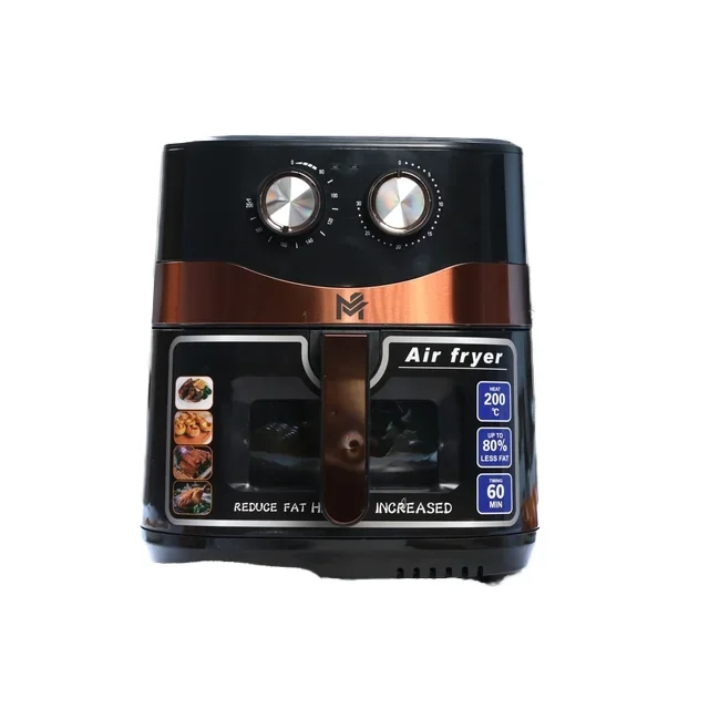 HUINING 10.5 L Smart Digital Display Touchscreen Electric Oven Air Fryer Oil-Free Kitchen Machine for Household Use