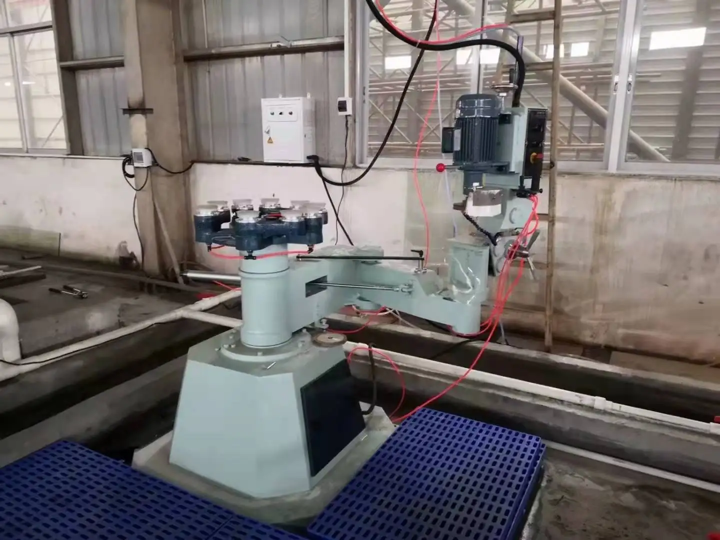 Automatic Round Oval Mirror Glass Polishing Beveling Machine