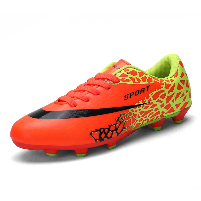 2024 new 3 color football shoes professional training ankle boots cheap soccer shoes men boys