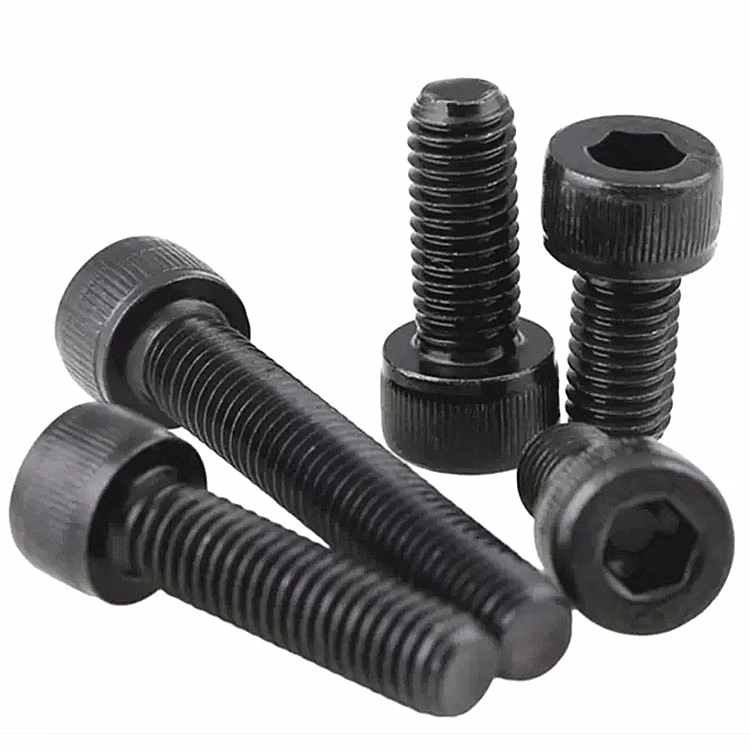 1/4-20 5/16-18 3/8-16 12.9 Grade Steel Black Oxide UNC Screw Cap Head Hexagon Socket Machine Screws