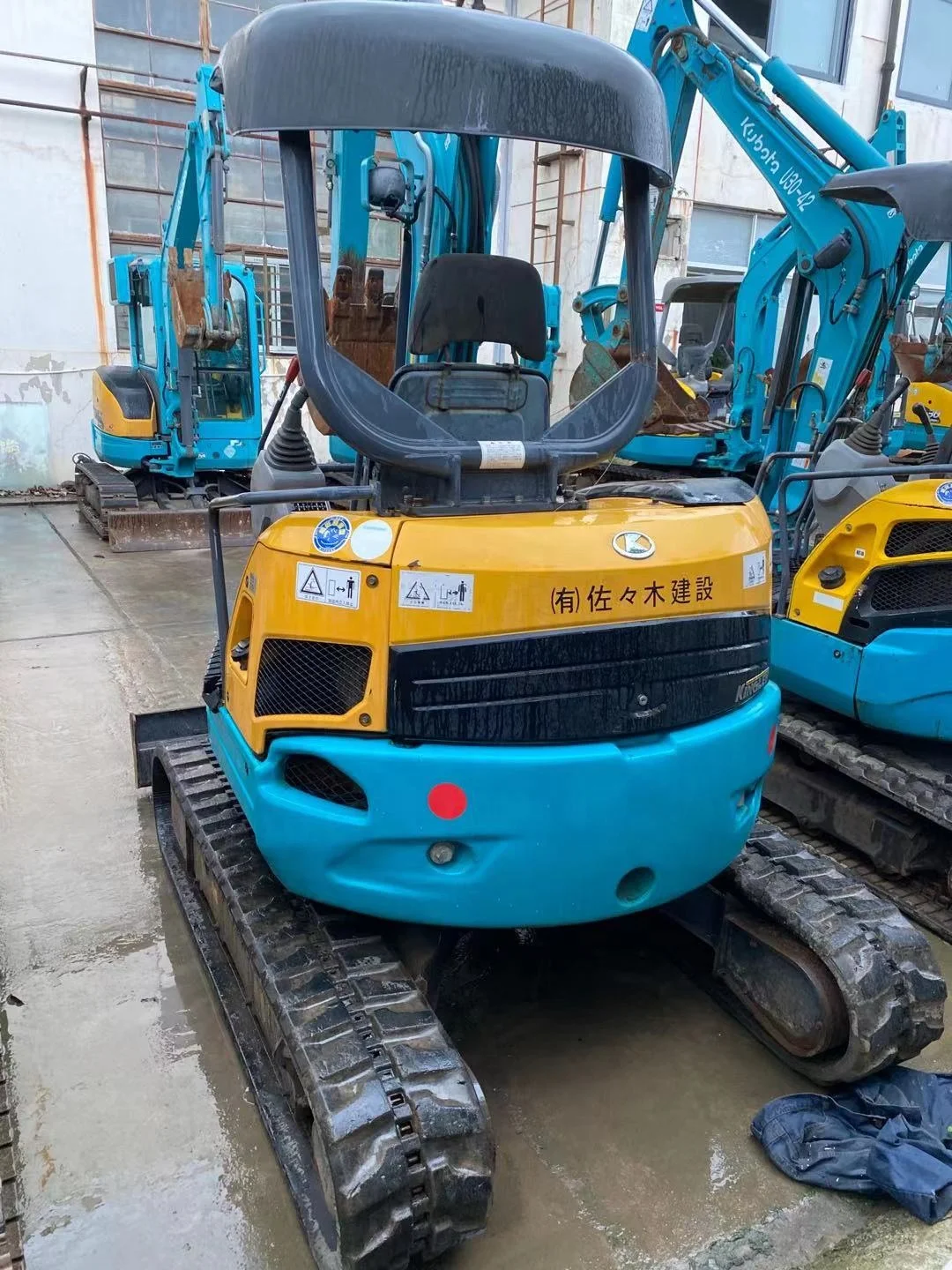 Б/у прежде всего 3 тонны kubota u30 мини-экскаватор U-30 U-30S открытая кабина