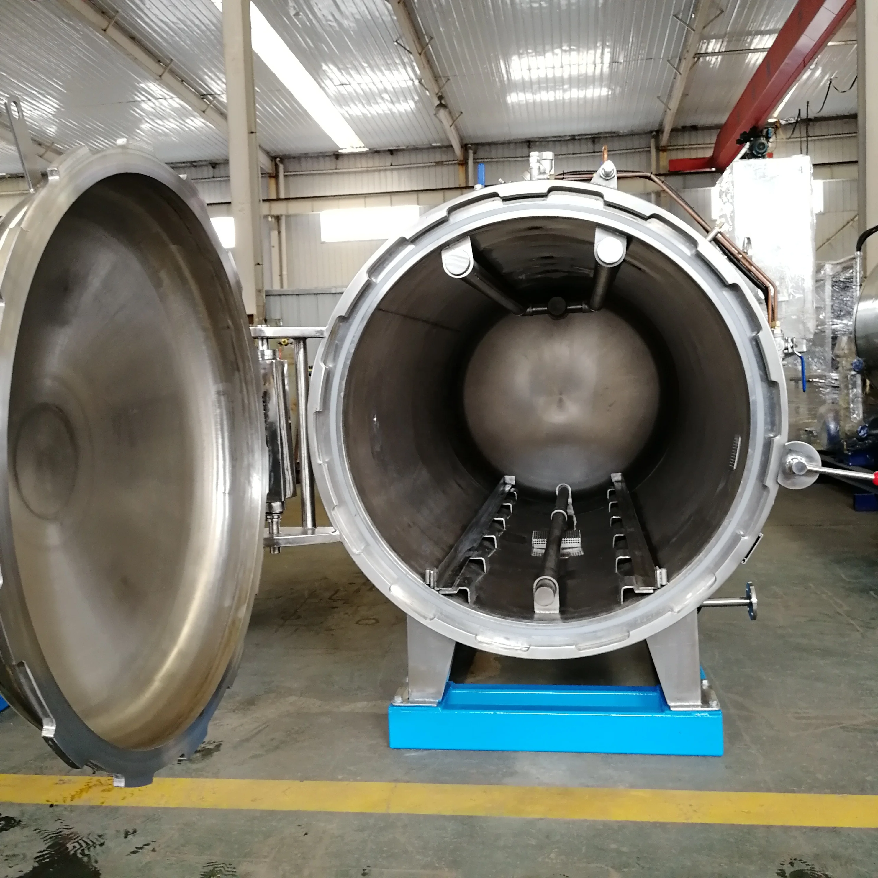 Commercial Steam Canned Food Retort Machine High efficiency Steam Sterilization Autoclaves Steam Retort Sterilization