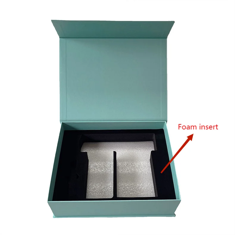 China factory custom logo eco friendly skincare paper box cosmetic empty cream packaging folding book shape paper box with foam