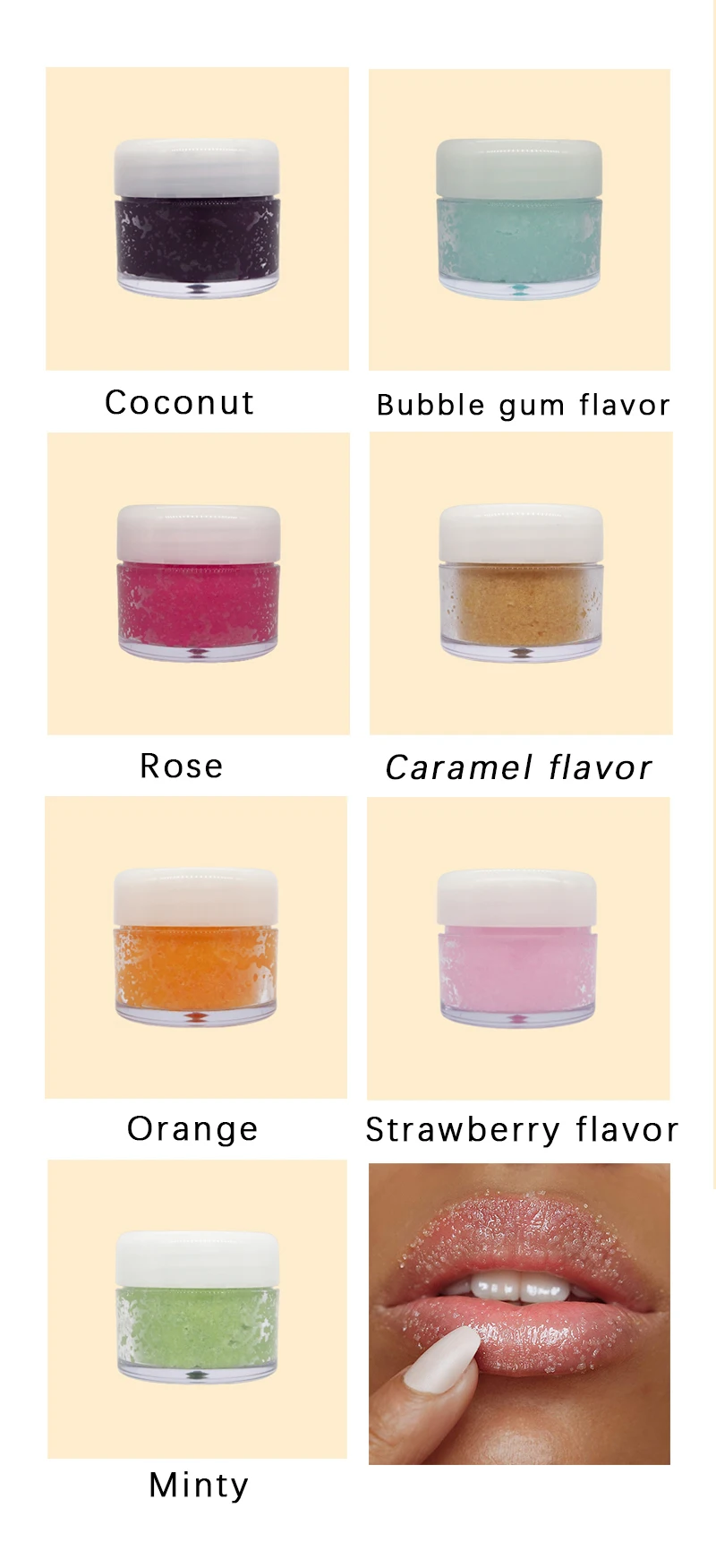 Ore Lip Scrub Private Label Wholesale Natural Organic Sugar Dark Care Exfoliator rose LighteningZinc Ore