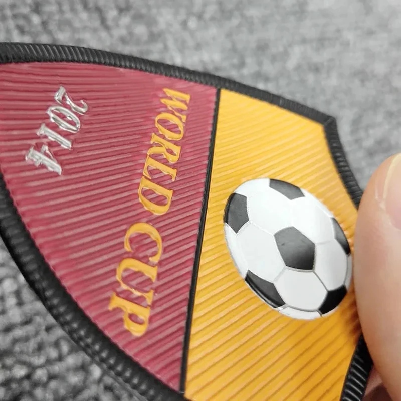 TPU Patches Wholesale Design Custom Embossed Name Logo T-shirt Heat Transfer Labels for Garment